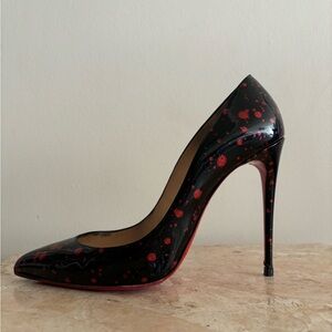 Christian Louboutin pigalle heels 41 black red patent